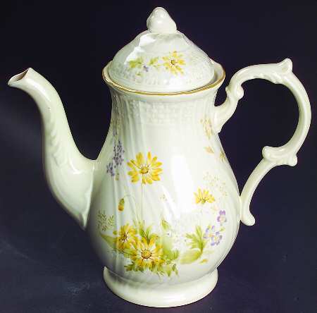 Spring Meadow Coffee Pot & Lid