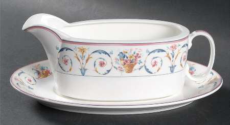 Spring Tribute Gravy Boat & Underplate