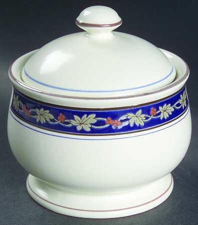 Spring Vine Sugar Bowl & Lid