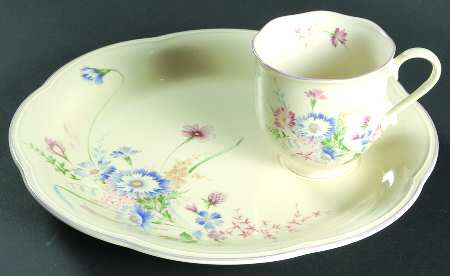 Stephanie Snack Plate & Cup Set