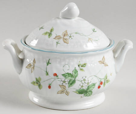 Strawberry Fair Sugar Bowl & Lid