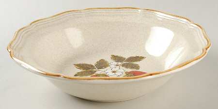 Strawberry Festival 9" Round Vegetable Bowl