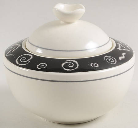 Star Track Sugar Bowl & Lid
