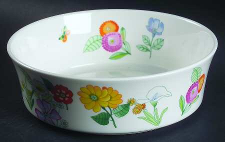 Sun Shower 8" Round Vegetable Bowl