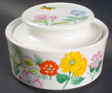 Sun Shower Sugar Bowl & Lid