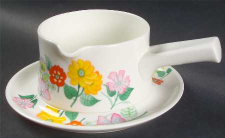 Sun Shower Gravy Boat & Underplate