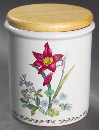 Summer Symphony Small Canister & Wood Lid