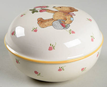 Teddy 4" Round Box & Lid