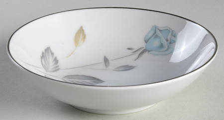 Tea Rose Blue Fruit/Dessert (Sauce) Bowl