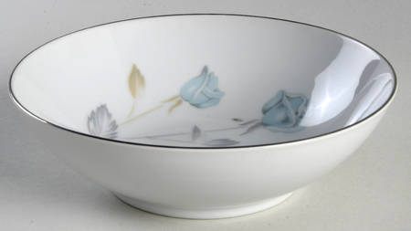 Tea Rose Blue Coupe Cereal Bowl