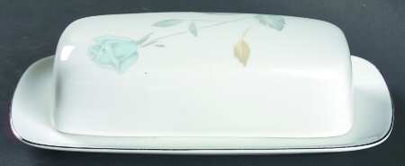 Tea Rose Blue 1/4 Lb Covered Butter
