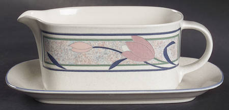Tropical Island Gravy Boat & Underplate (Relish/Butter)