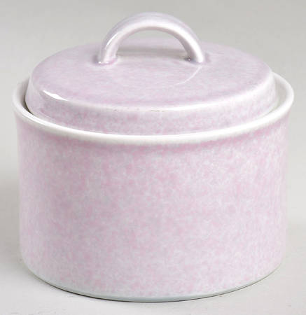 Ultrastone Pink Sugar Bowl & Lid