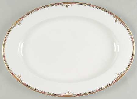 Venetian Palace 17" Oval Serving Platter