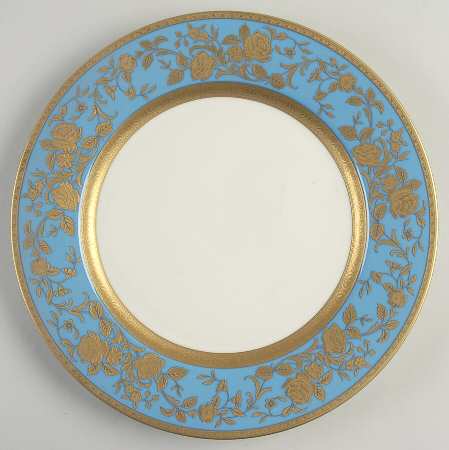 Victorian Blue 12" Chop Plate (Round Platter)