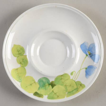 Water Lilies Blue Saucer by Mikasa
