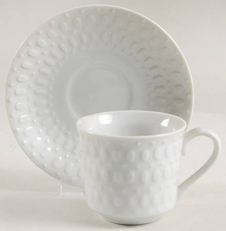 Whitehall Flat Demitasse Cup & Saucer Set