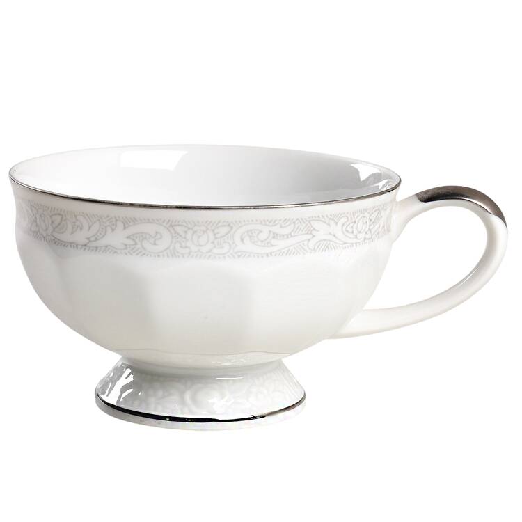 White Lace Footed Cup