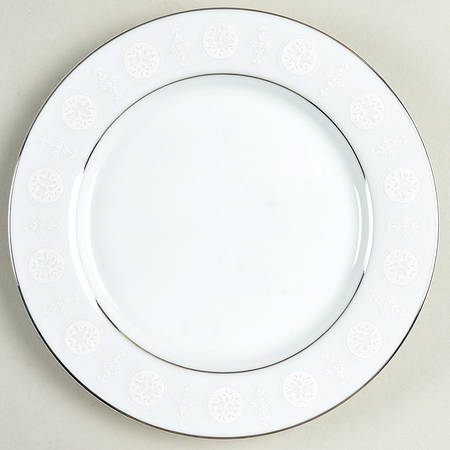 White Rose Bread & Butter Plate