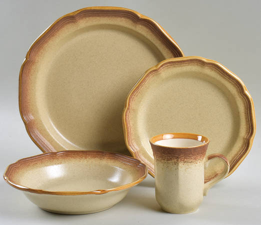 Whole Wheat 4 Piece Place Setting