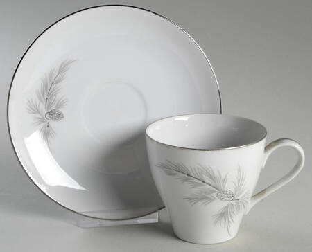 Wood Song Flat Cup & Saucer Set