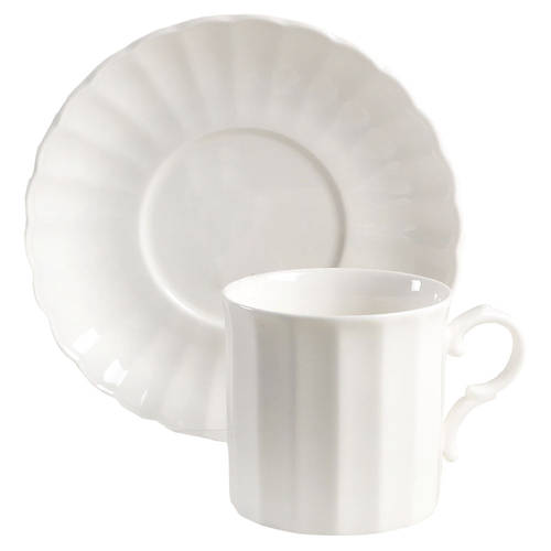 Yardley Flat Cup & Saucer Set by Mikasa