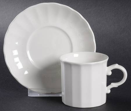 Yardley Flat Demitasse Cup & Saucer Set