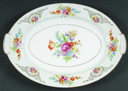 Dresden 12" Oval Serving Platter
