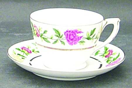 Patio Footed Cup & Saucer Set