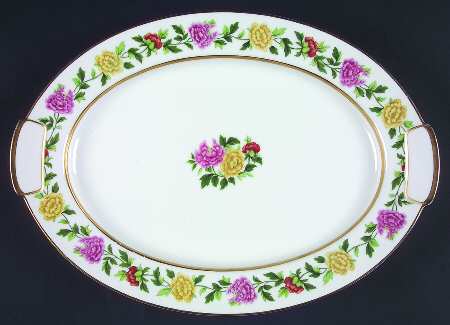Patio 14" Oval Serving Platter by Mikado