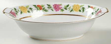 Patio 10" Oval Vegetable Bowl