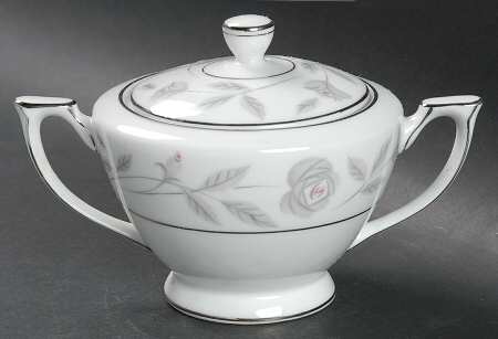 Woodrose Sugar Bowl & Lid