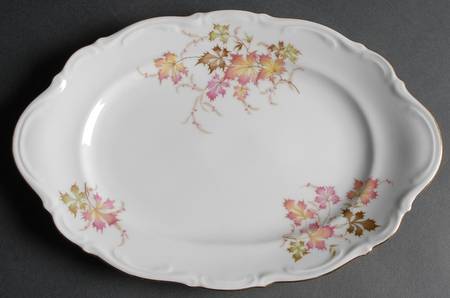 Autumn Leaves 12" Oval Serving Platter