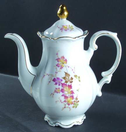 Autumn Leaves Coffee Pot & Lid