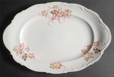 Autumn Leaves 15" Oval Serving Platter