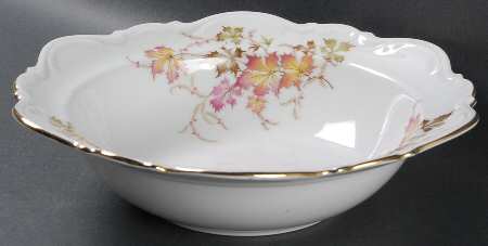 Autumn Leaves 9" Round Vegetable Bowl
