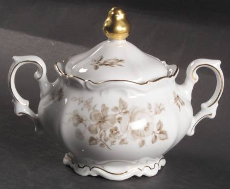 Charming Barbara Sugar Bowl & Lid