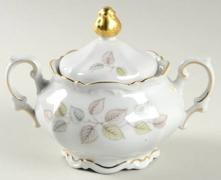 Falling Leaves Sugar Bowl & Lid by Mitterteich