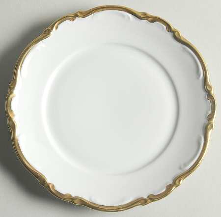 Golden Lark Bread & Butter Plate