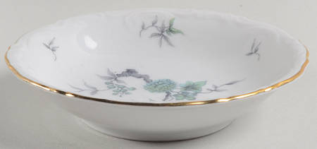 Green Ming (9901, Gold Trim) Fruit/Dessert (Sauce) Bowl