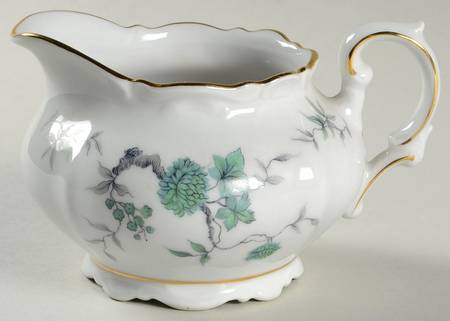 Green Ming (9901, Gold Trim) Creamer