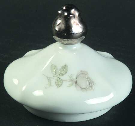 Mystic Rose (Platinum Trim) Lid for Sugar Bowl