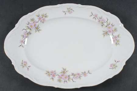 Springtime 15" Oval Serving Platter