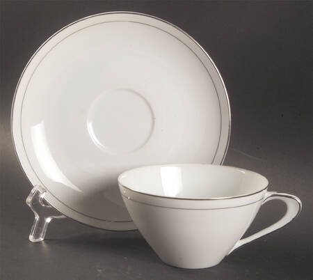 Eternally Yours Flat Cup & Saucer Set