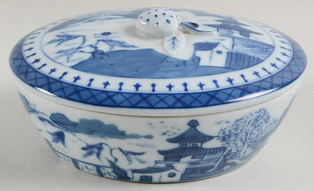 Canton Oval Box & Lid