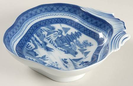 Canton Shell Shaped Dish