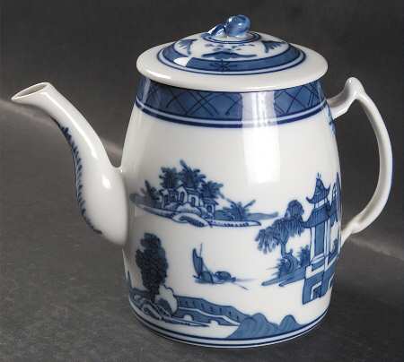 Canton Teapot & Lid