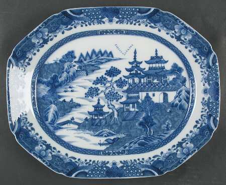 Canton 13" Octagonal Serving Platter