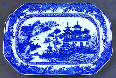 Canton Octagonal Cookie Plate