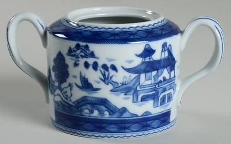 Canton Sugar Bowl No Lid